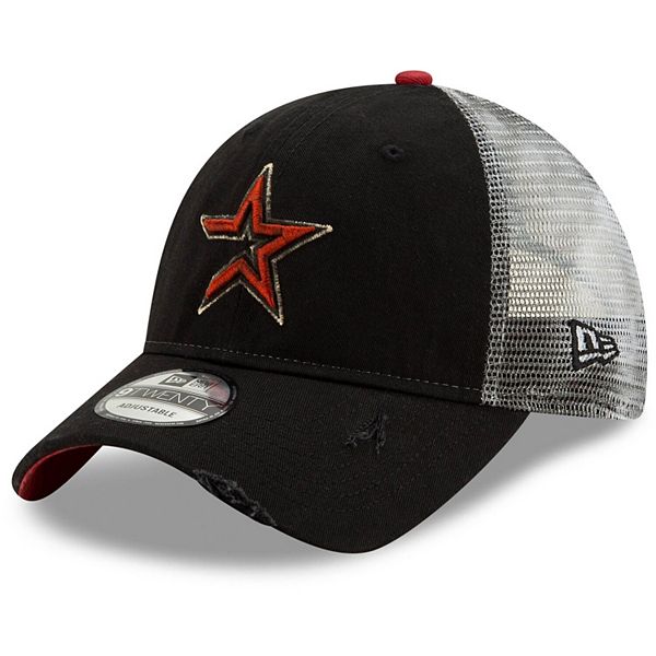 Men's Houston Astros New Era Black Cooperstown Collection 9FIFTY Snapback  Adjustable Hat