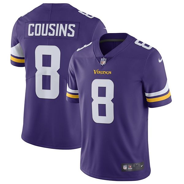 Men's Nike Kirk Cousins Minnesota Vikings Purple Vapor Untouchable Limited  Jersey