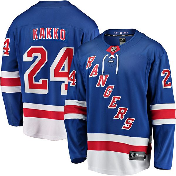 Wearing his 'Pride Night' jersey, Kaapo Kakko of the New York Rangers  News Photo - Getty Images