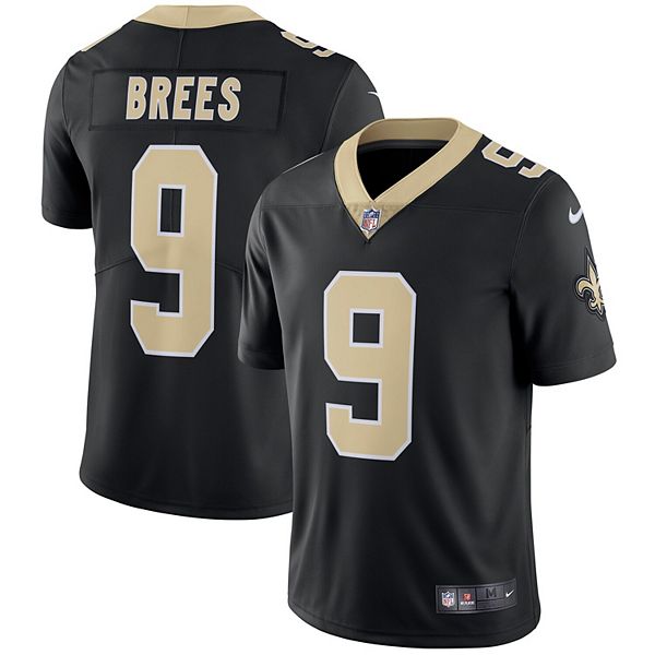 Men's Nike Drew Brees Black New Orleans Saints Vapor Untouchable Limited Player Jersey