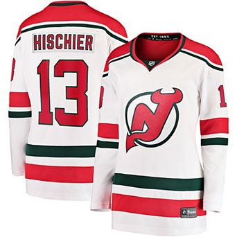Women's Fanatics Branded Nico Hischier White New Jersey Devils Alternate Premier Breakaway Player Jersey