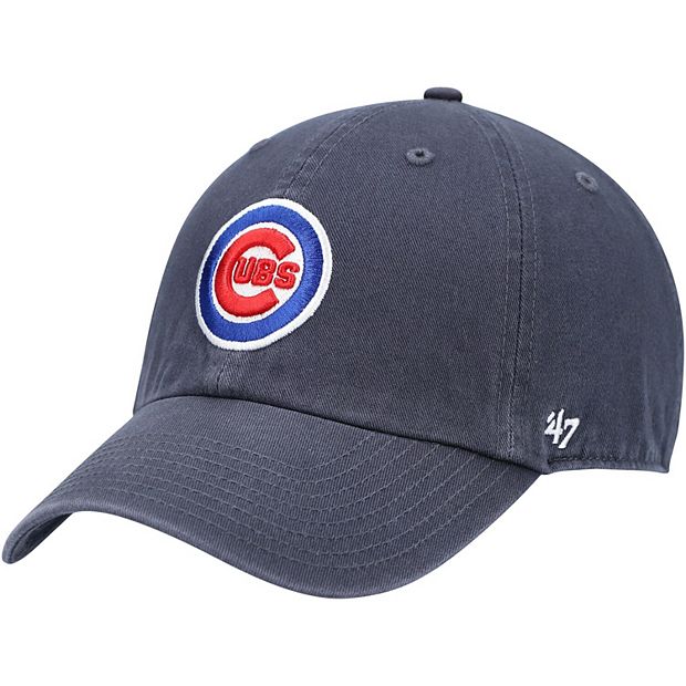 Men's '47 Navy Chicago Cubs Bullseye Vintage Clean Up Adjustable Hat