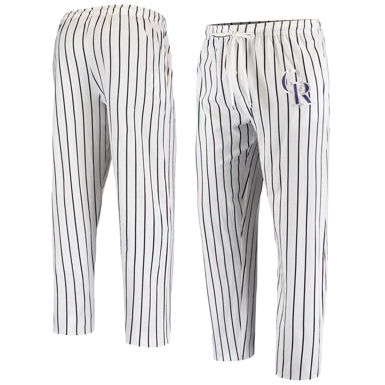 Concepts Sport Men's White, Navy Atlanta Braves Big and Tall Pinstripe  Sleep Pants