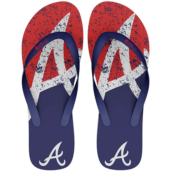 Atlanta Braves Big Logo Flip Flop Sandals