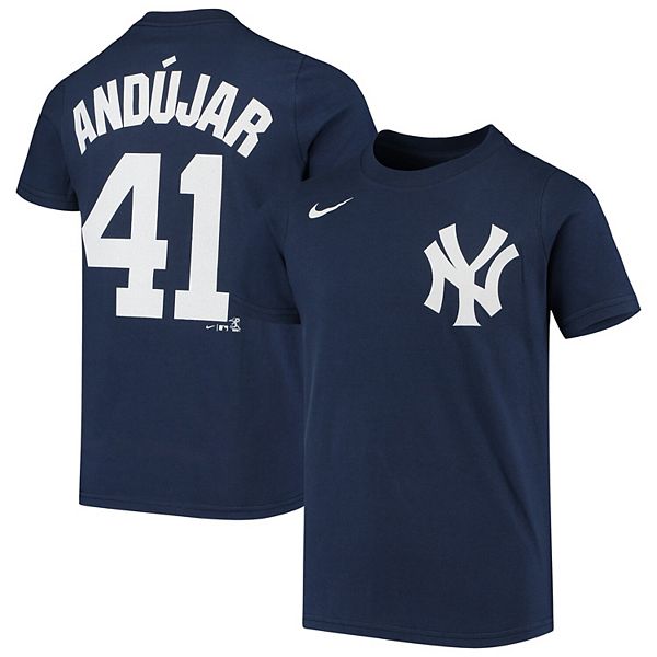 Men's Nike Miguel Andujar Navy New York Yankees Name & Number T-Shirt Size: Small