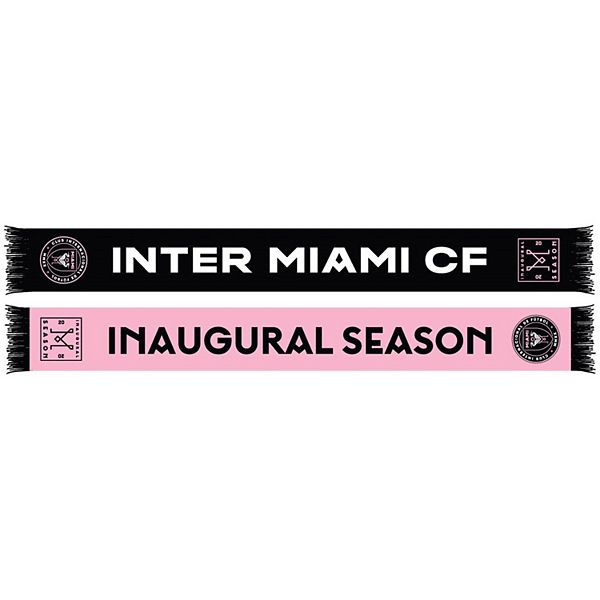 Black/Pink Inter Miami CF Inaugural Season Scarf