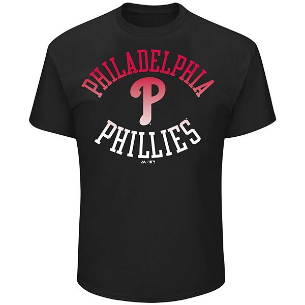 Men's Black Philadelphia Phillies Big & Tall Pop TShirt