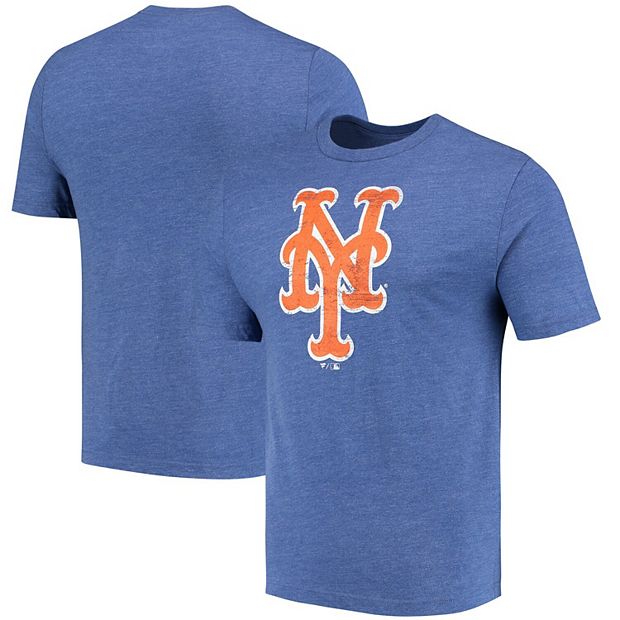 Fanatics Men's Royal New York Mets Weathered Official Logo Tri