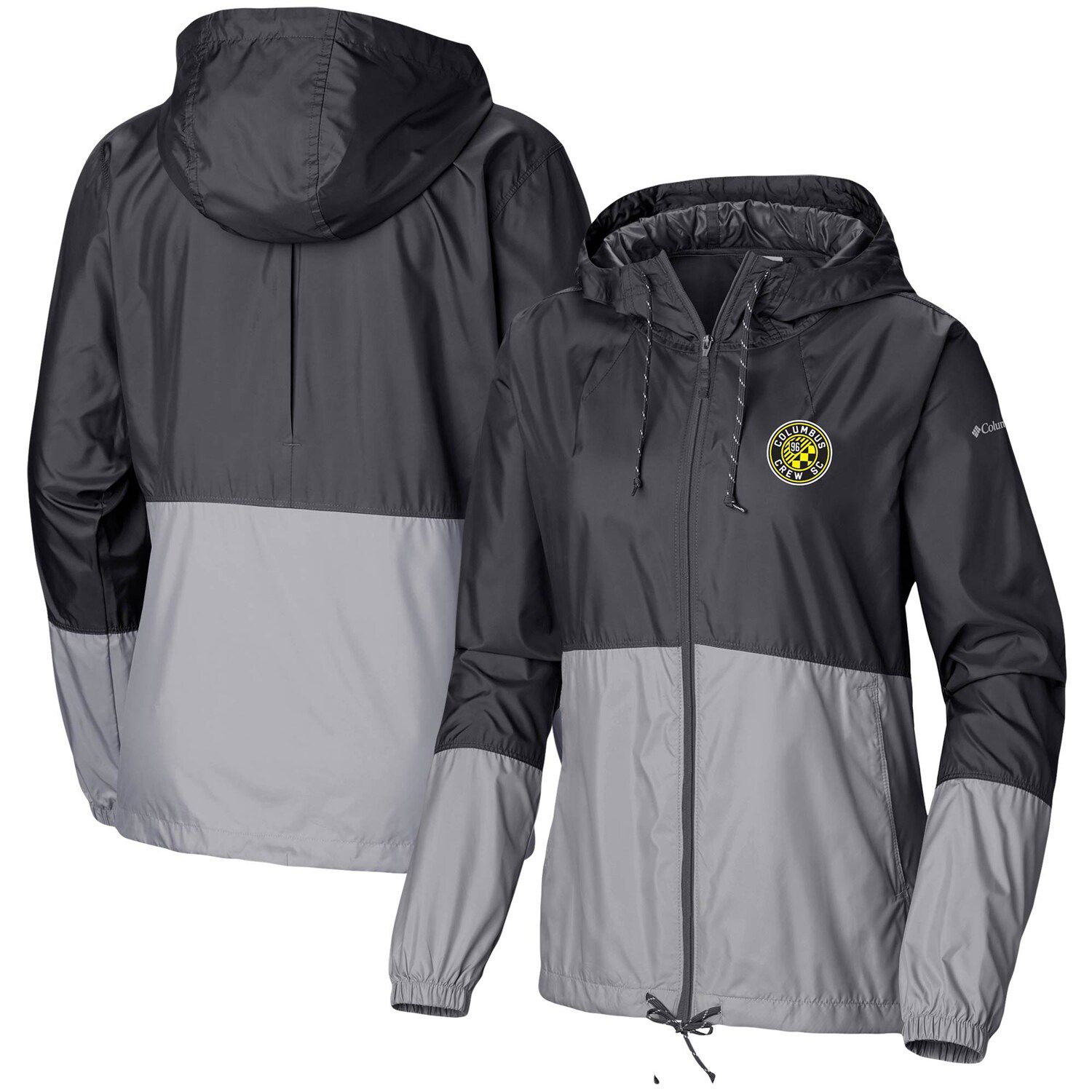 columbia windbreaker womens black