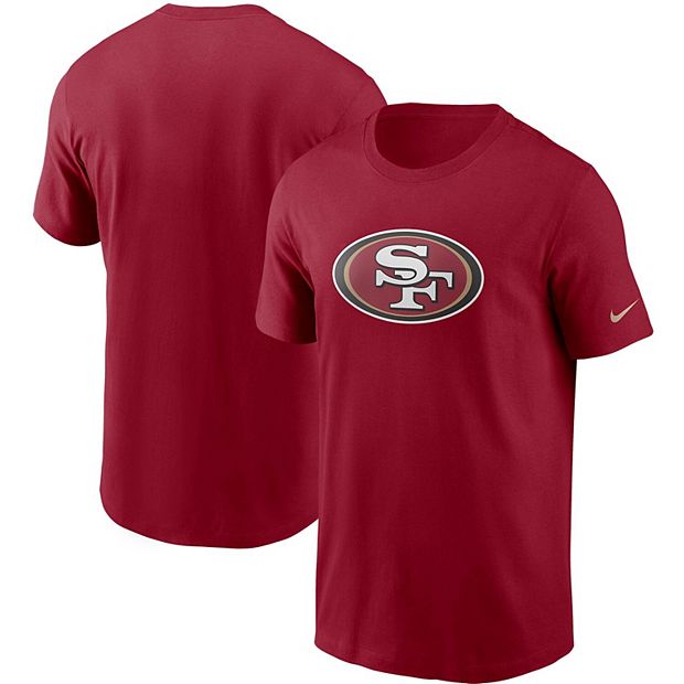 San Francisco 49ers Neutral Colour Logo T-Shirt - Mens - Big & Tall