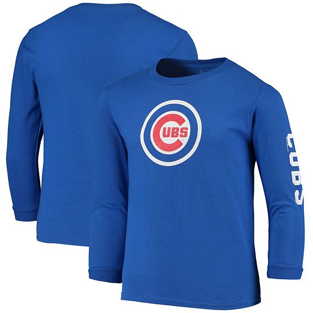 Soft As A Grape Chicago Cubs Ladies Fleece Crew Sweatshirt Large