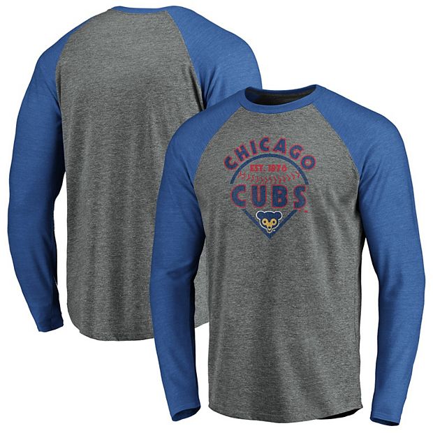 Men's Fanatics Branded Gray/Royal Chicago Cubs True Classics