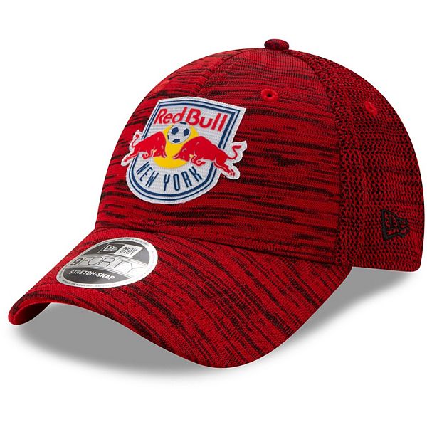 Men S New Era Red New York Red Bulls On Field Collection 9forty Stretch Adjustable Snapback Hat