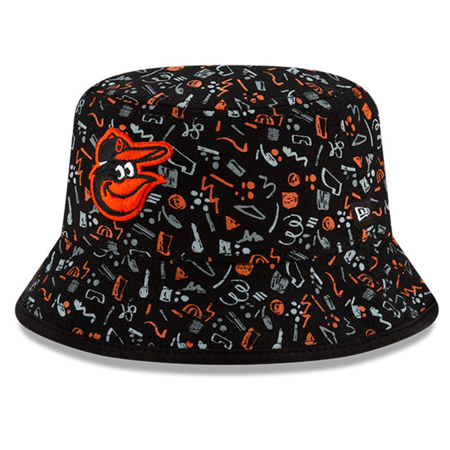 infant black bucket hat