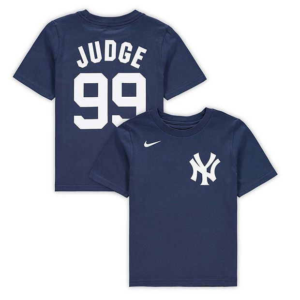 Preschool Nike Aaron Judge Navy New York Yankees Player Name & Number T- Shirt