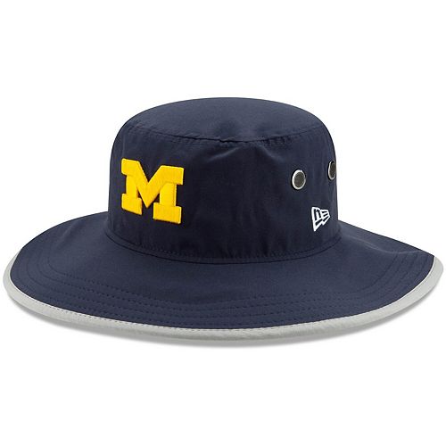 Men's New Era Navy Michigan Wolverines Basic Panama Bucket Hat