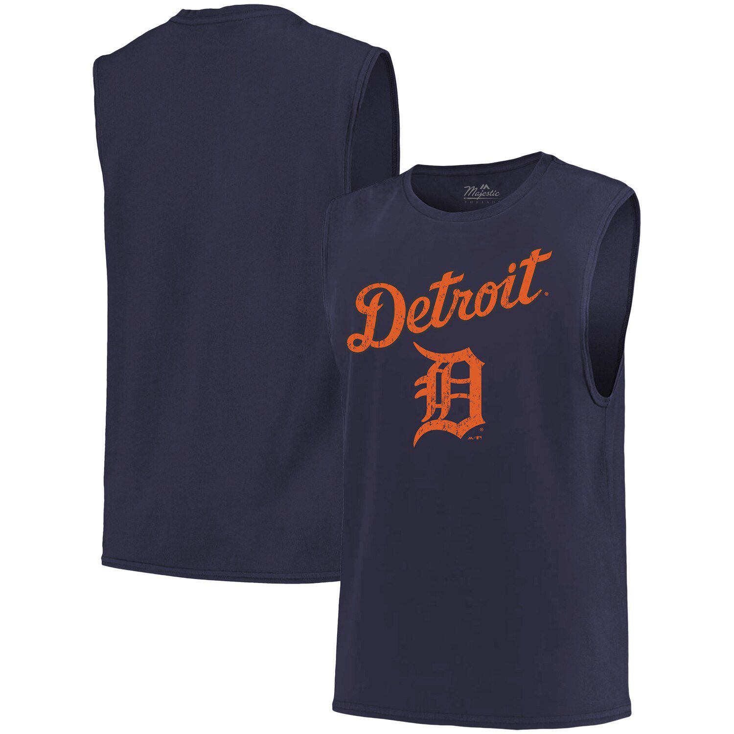 Detroit Tigers Men's Majestic Big & Tall Shirt 2X or 3XT