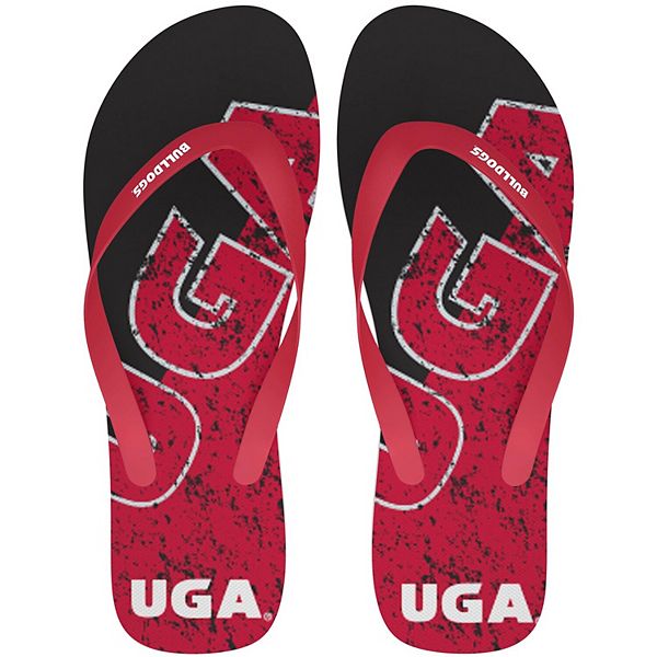 Georgia bulldog 2025 flip flops