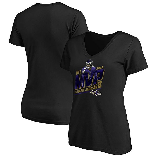 Women's NFL Pro Line by Fanatics Branded Lamar Jackson Black Baltimore  Ravens 2019 NFL MVP V