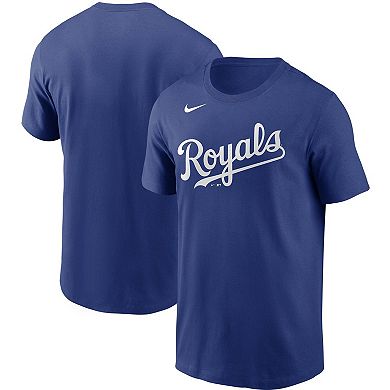 Men's Nike Royal Kansas City Royals Team Wordmark T-Shirt