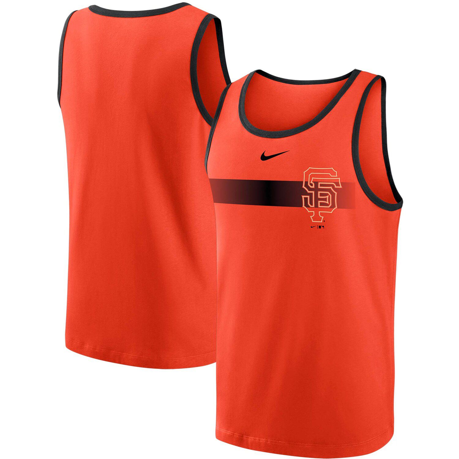 nike orange tank top