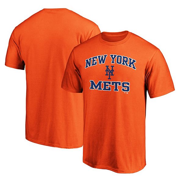 Men's Fanatics Branded Orange New York Mets Heart & Soul T-Shirt