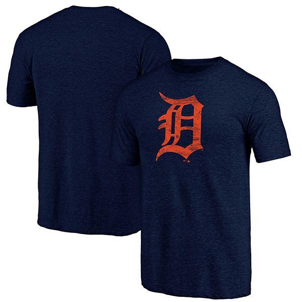 Women's Fanatics Branded Navy Detroit Tigers Logo Fitted T-Shirt