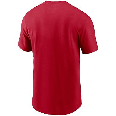Men's Nike Red Buffalo Bills Split T-Shirt