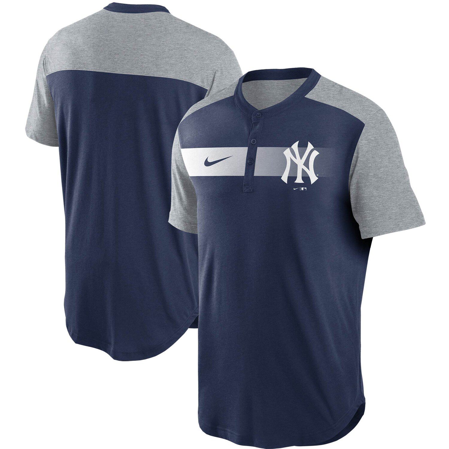 yankees henley shirt