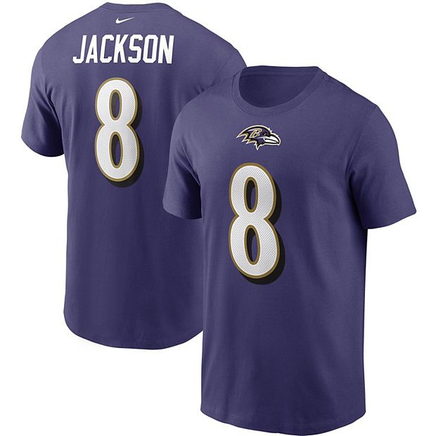 Men's Nike Lamar Jackson Purple Baltimore Ravens Name