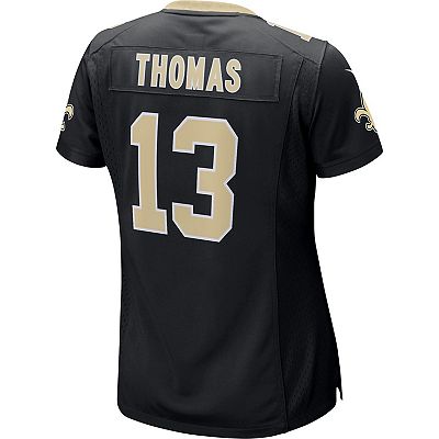 Women s Nike Michael Thomas Black New Orleans Saints Game Player Jersey