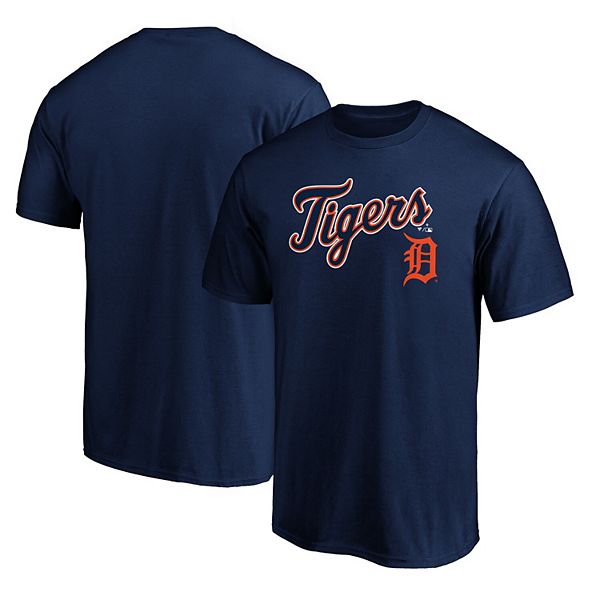 Men's Fanatics Branded Navy Detroit Tigers Big & Tall Team Logo Lockup ...