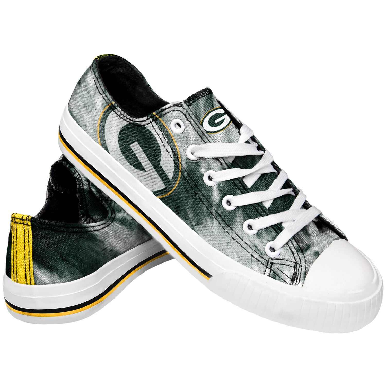 green canvas shoes