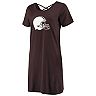 Women's G-III 4Her by Carl Banks Brown Cleveland Browns Lattice Back Dress