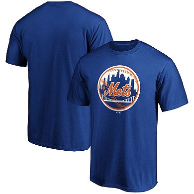 Men's Fanatics Branded Royal New York Mets Cooperstown Collection Forbes Team T-Shirt