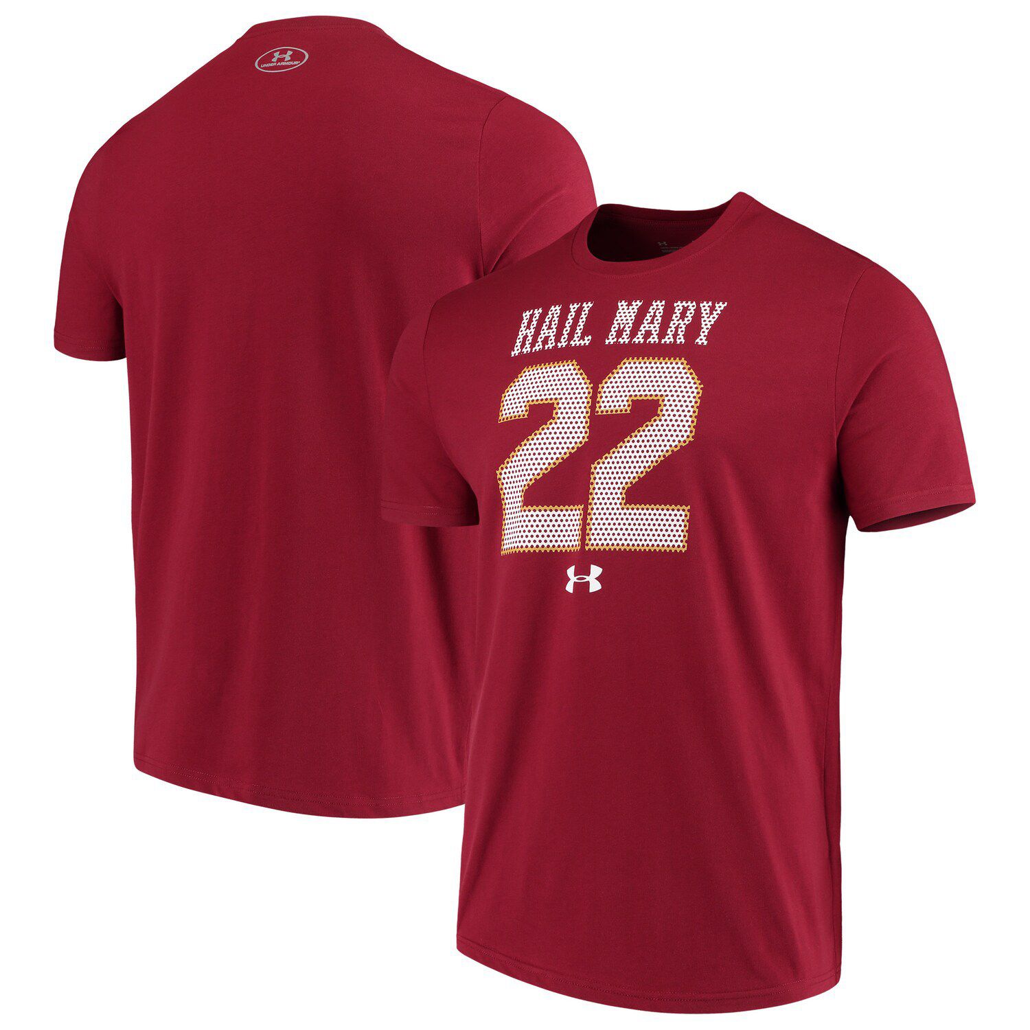 under armour maroon t shirt