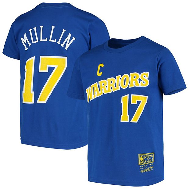 Men's Mitchell & Ness Chris Mullin Gold Indiana Pacers Hardwood
