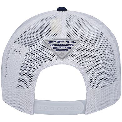 Men's Columbia Navy Auburn Tigers PFG Snapback Adjustable Hat