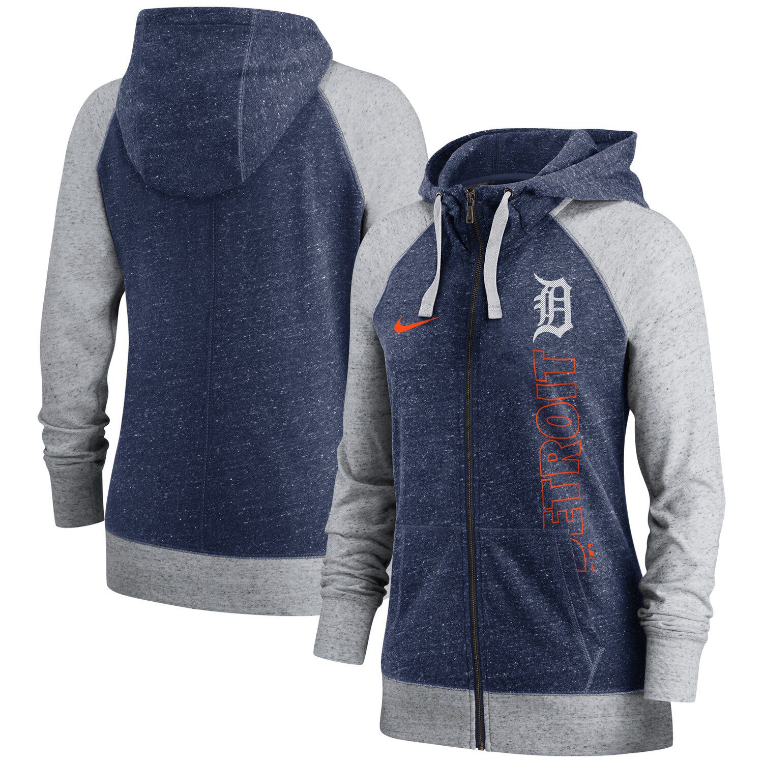 women's gym vintage full zip hoodie