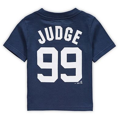 Infant Nike Aaron Judge Navy New York Yankees Player Name & Number T-Shirt
