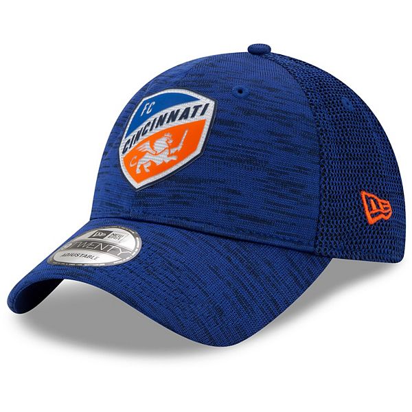 Women's FC Cincinnati New Era Blue Linen Leap 9TWENTY Adjustable Hat