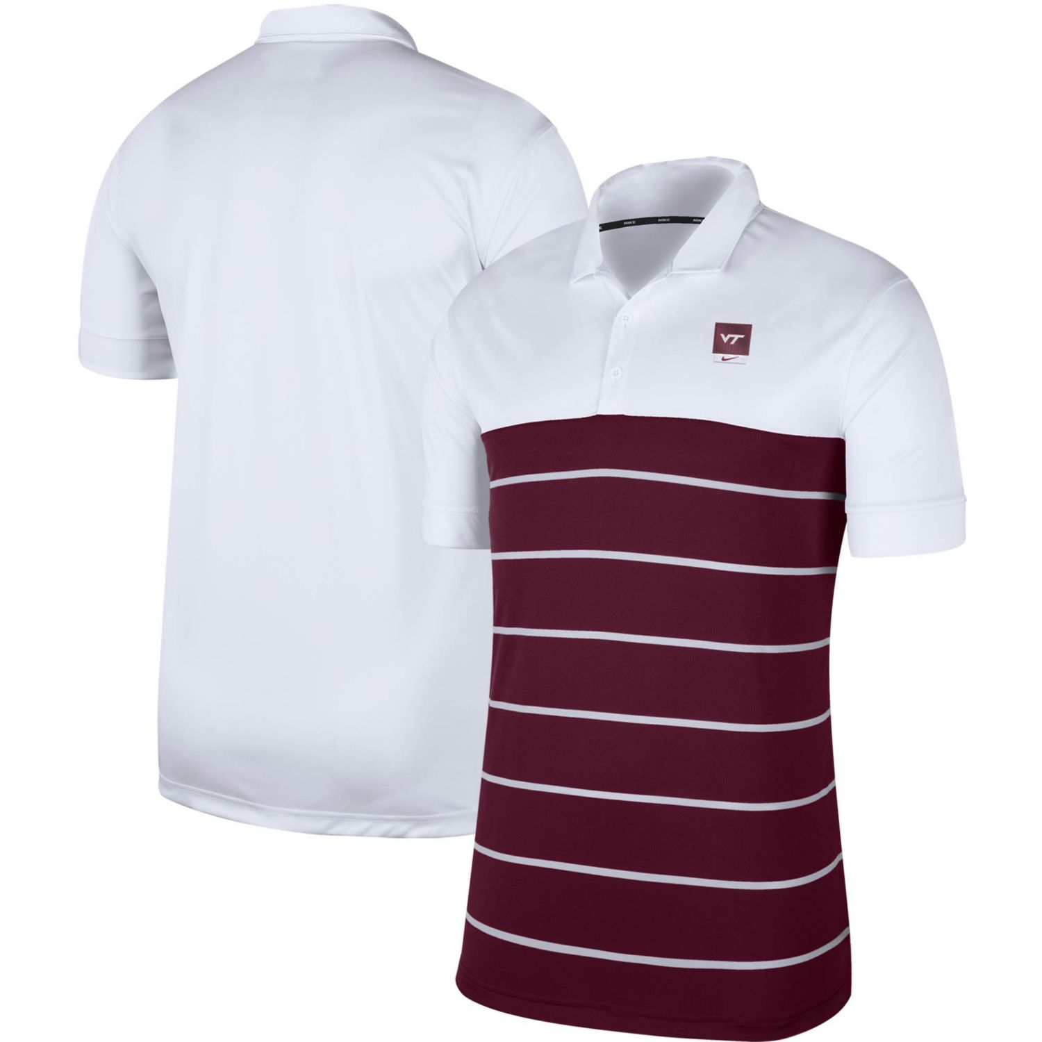 maroon nike polo