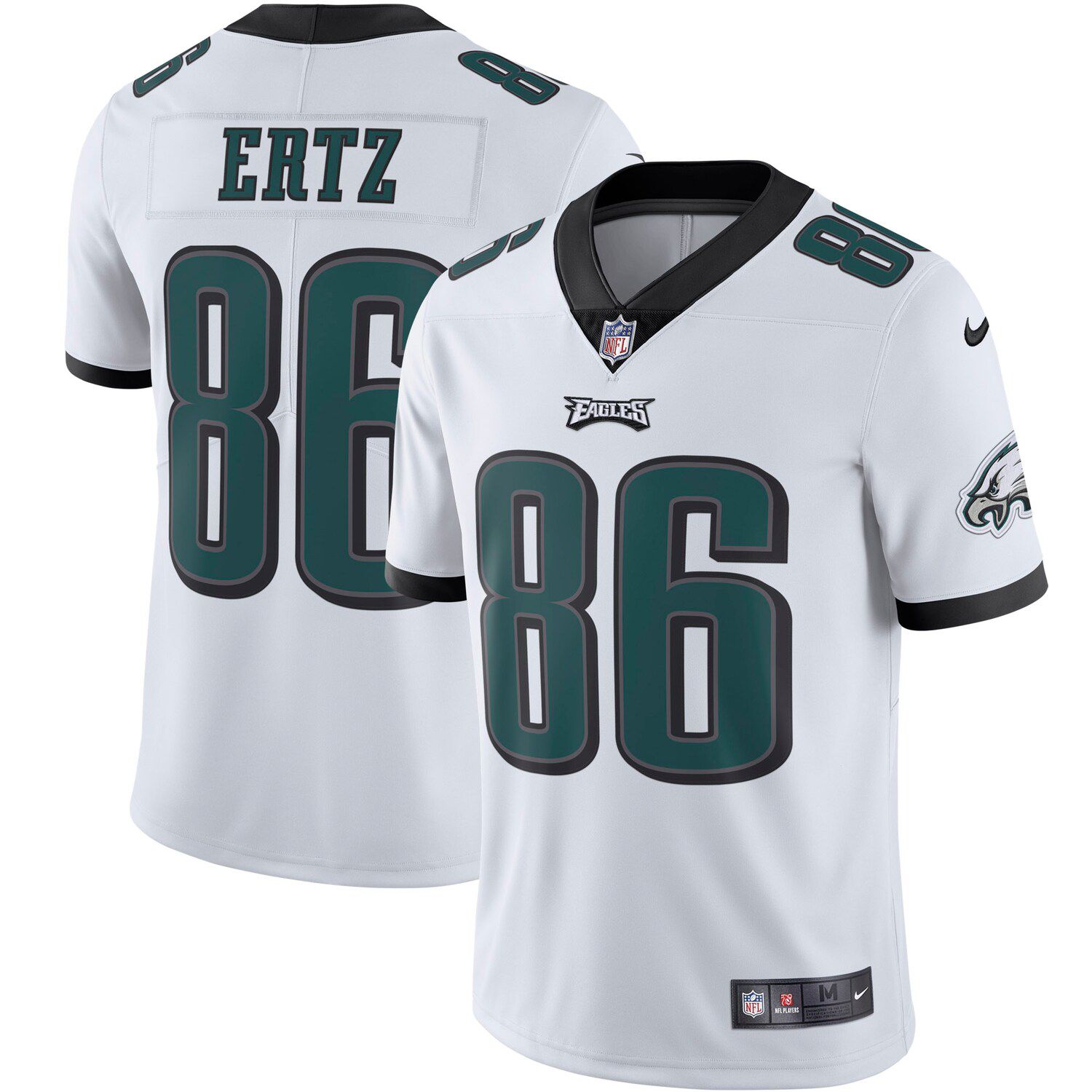 Men's Nike Zach Ertz Black Philadelphia Eagles Legend Player Jersey