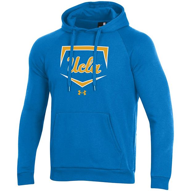 Men s Under Armour Blue UCLA Bruins Baseball Base Logo Pullover Hoodie