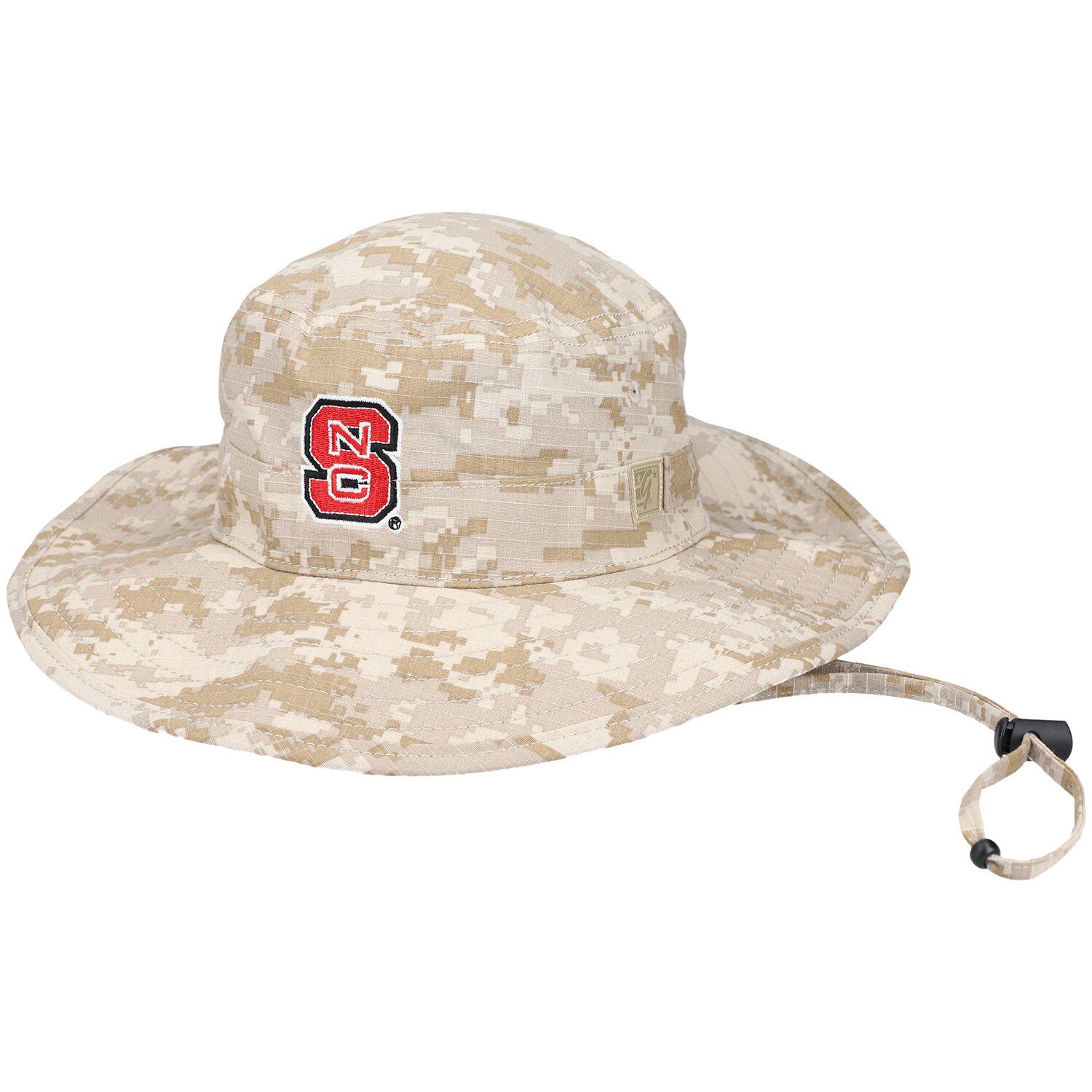 digital camo bucket hat with string