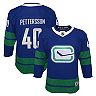 Youth Elias Pettersson Royal Vancouver Canucks 2019/20 Alternate Premier Player Jersey