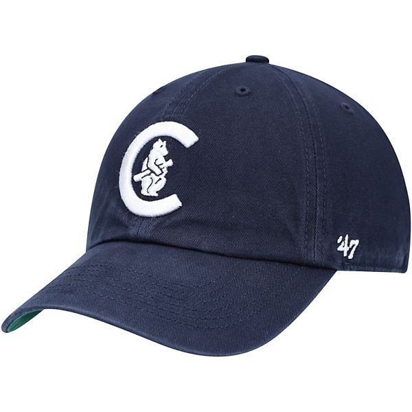 Chicago Cubs New Era Cooperstown Collection Hat - Navy Blue - Size 7 1/8