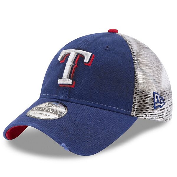 Men's New Era Royal Texas Rangers Team Rustic 9TWENTY Adjustable Hat