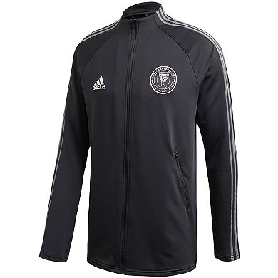 Men's adidas Black Inter Miami CF 2020 On-Field Anthem Full-Zip Jacket