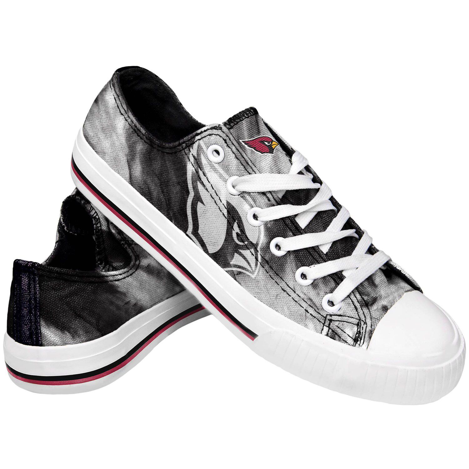 Image for Unbranded Women's Arizona Cardinals Tie-Dye Canvas Shoe at Kohl's.